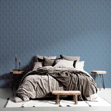 Load image into Gallery viewer, Luxury Blue Art Deco Peel &amp; Stick Wallpaper N010012
