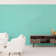 Load image into Gallery viewer, Luxury Blue Art Deco Peel &amp; Stick Wallpaper N010022
