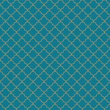 Load image into Gallery viewer, Blue Morrocain Peel &amp; Stick Wallpaper N010025
