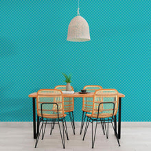 Load image into Gallery viewer, Blue Morrocain Peel &amp; Stick Wallpaper N010025
