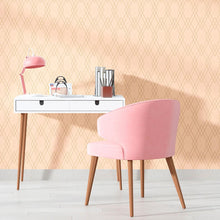 Load image into Gallery viewer, Geometric Art Deco Salmon Peel &amp; Stick Wallpaper N010031
