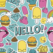 Load image into Gallery viewer, Stickers Teen Peel &amp; Stick Wallpaper N010054
