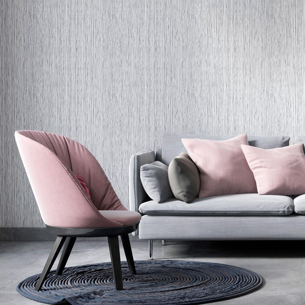 Abstract Striped Peel & Stick Wallpaper N010083