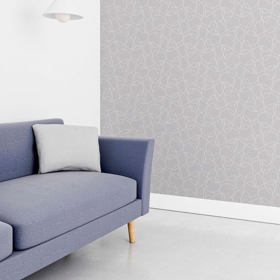 Abstract Lines Peel & Stick Wallpaper N010106