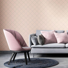 Load image into Gallery viewer, Plaid Beige Peel &amp; Stick Wallpaper N010107
