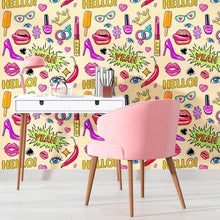 Load image into Gallery viewer, Stickers Teen Peel &amp; Stick Wallpaper N010116
