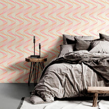 Load image into Gallery viewer, Abstract Waves Peel &amp; Stick Wallpaper N010128

