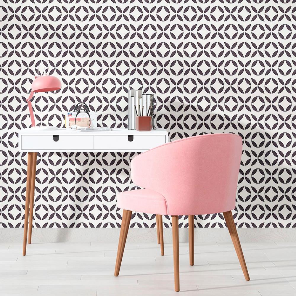 Geometric Retro Peel & Stick Wallpaper N010130