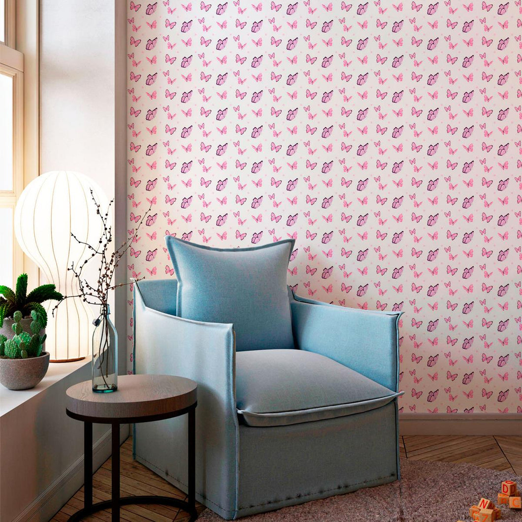 Butterflies Watercolor Peel & Stick Wallpaper N010134