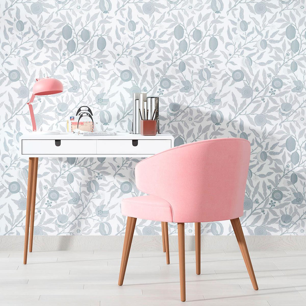 Flowers and Leaves Peel & Stick Wallpaper N010149