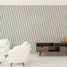 Load image into Gallery viewer, Striped Retro Peel &amp; Stick Wallpaper N010159
