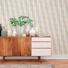 Load image into Gallery viewer, Striped Retro Peel &amp; Stick Wallpaper N010161
