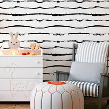 Load image into Gallery viewer, Striped Peel &amp; Stick Wallpaper N010171
