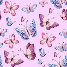 Load image into Gallery viewer, Butterflies Watercolor Peel &amp; Stick Wallpaper N010199

