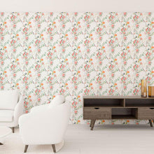 Load image into Gallery viewer, Flower Garden Watercolor Peel &amp; Stick Wallpaper N010201
