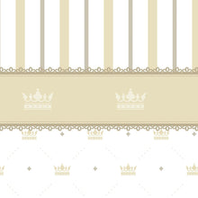 Load image into Gallery viewer, Stripes and Crowns Peel &amp; Stick Wallpaper N011012
