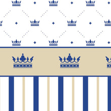 Load image into Gallery viewer, Stripes and Crowns Peel &amp; Stick Wallpaper N011013
