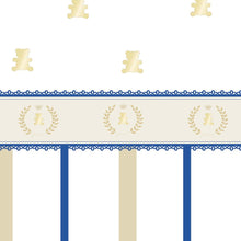 Load image into Gallery viewer, Teddy Bears and Stripes Peel &amp; Stick Wallpaper N011017
