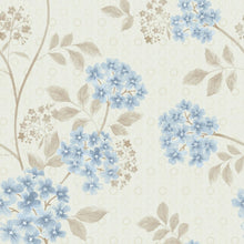 Load image into Gallery viewer, Floral Blue Peel &amp; Stick Wallpaper N011068
