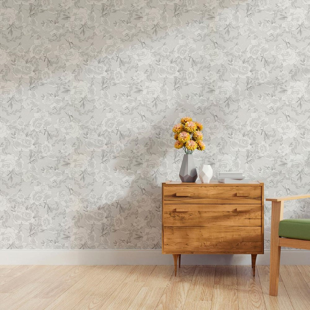 Floral Peel & Stick Wallpaper N011073