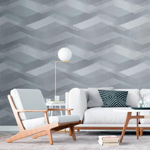 Load image into Gallery viewer, Leaves Chevron Peel &amp; Stick Wallpaper N011137
