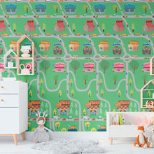 Load image into Gallery viewer, Childlike City Peel &amp; Stick Wallpaper N011092
