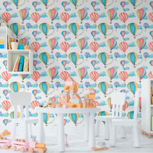 Load image into Gallery viewer, Childlike Ballons Peel &amp; Stick Wallpaper N011097
