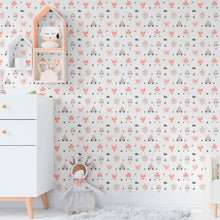 Load image into Gallery viewer, Forest Animals Peel &amp; Stick Wallpaper N011112
