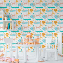 Load image into Gallery viewer, Animais da Savana Peel &amp; Stick Wallpaper N011130
