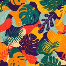 Load image into Gallery viewer, Tropical Leaves Peel &amp; Stick Wallpaper N011132
