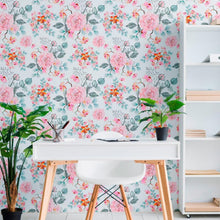 Load image into Gallery viewer, Floral Peel &amp; Stick Wallpaper N011133
