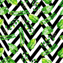 Load image into Gallery viewer, Leaves Chevron Peel &amp; Stick Wallpaper N011137
