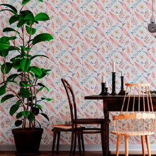 Load image into Gallery viewer, Feathers and Leaves Peel &amp; Stick Wallpaper N012013
