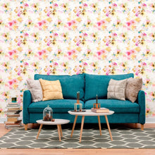 Load image into Gallery viewer, Watercolor Floral Peel &amp; Stick Wallpaper N012018
