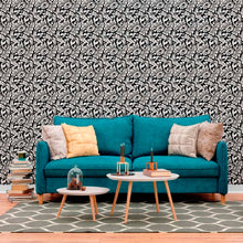 Load image into Gallery viewer, Classic Damask P&amp;B Peel &amp; Stick Wallpaper N012021
