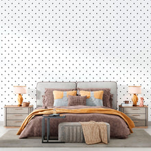 Load image into Gallery viewer, Geometric Poá P&amp;B Peel &amp; Stick Wallpaper N012038
