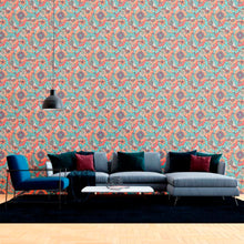 Load image into Gallery viewer, Floral Mandala Peel &amp; Stick Wallpaper N012042
