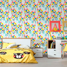 Load image into Gallery viewer, Floral Polka Dot Peel &amp; Stick Wallpaper N012043
