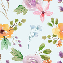 Load image into Gallery viewer, Watercolor Floral Peel &amp; Stick Wallpaper N012049
