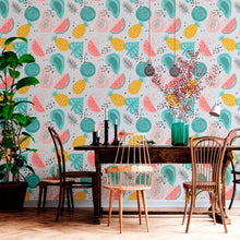 Load image into Gallery viewer, Tropical Fruits Peel &amp; Stick Wallpaper N012051
