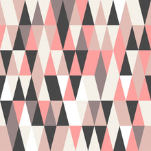 Load image into Gallery viewer, Pink Geometric Peel &amp; Stick Wallpaper N012075
