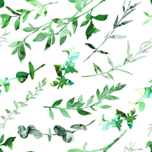 Load image into Gallery viewer, Green Leaves Peel &amp; Stick Wallpaper N012079
