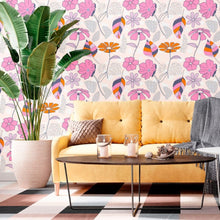 Load image into Gallery viewer, Floral Abstract Peel &amp; Stick Wallpaper N012080

