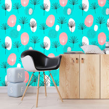 Load image into Gallery viewer, Abstract Leaves Peel &amp; Stick Wallpaper N012087
