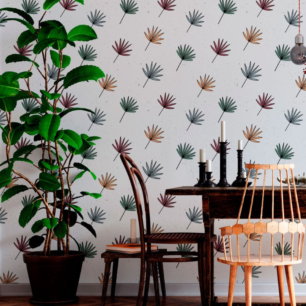 Leaves Peel & Stick Wallpaper N012090