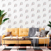 Load image into Gallery viewer, Abstract Floral Peel &amp; Stick Wallpaper N012091
