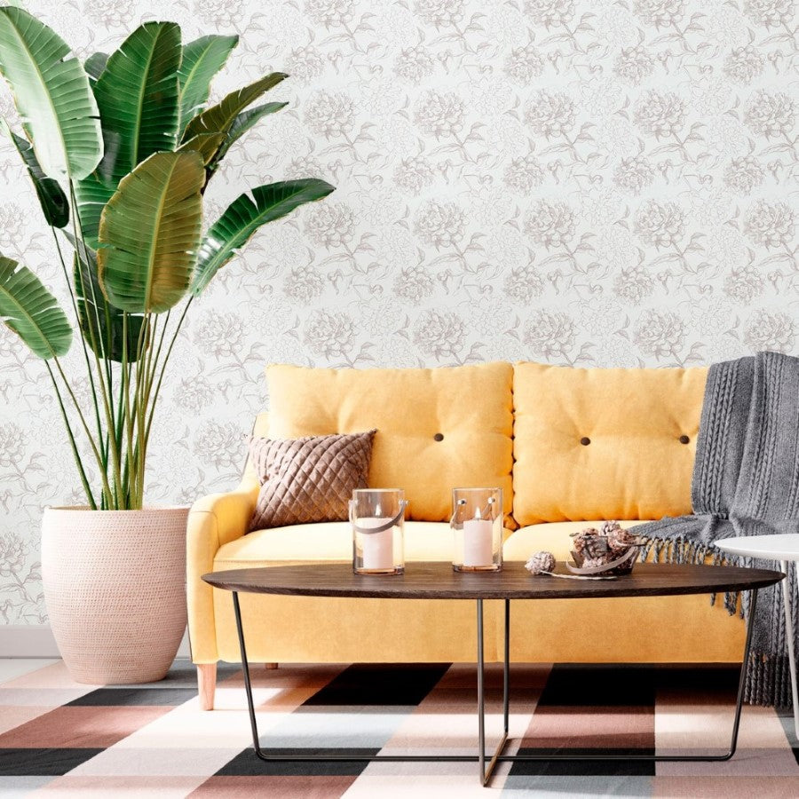 Classic Floral Peel & Stick Wallpaper N012101
