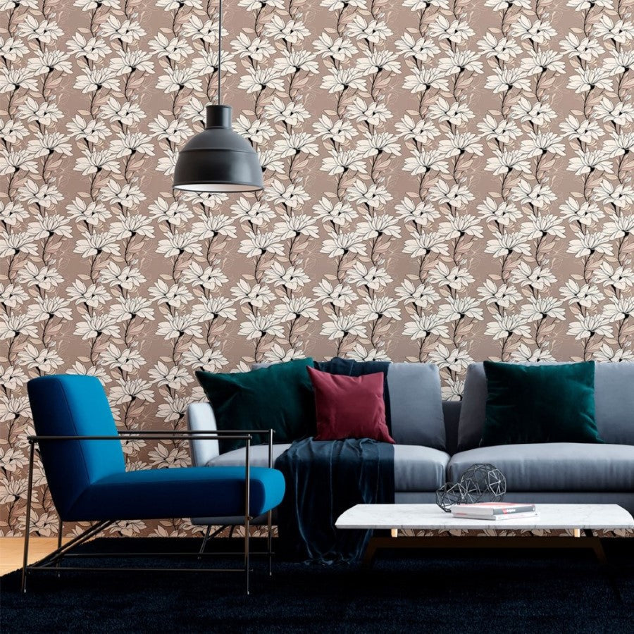 Floral Peel & Stick Wallpaper N012104