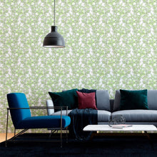 Load image into Gallery viewer, Floral Green Peel &amp; Stick Wallpaper N012115
