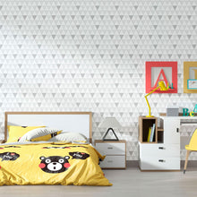 Load image into Gallery viewer, Geometric Triangles Peel &amp; Stick Wallpaper N012133
